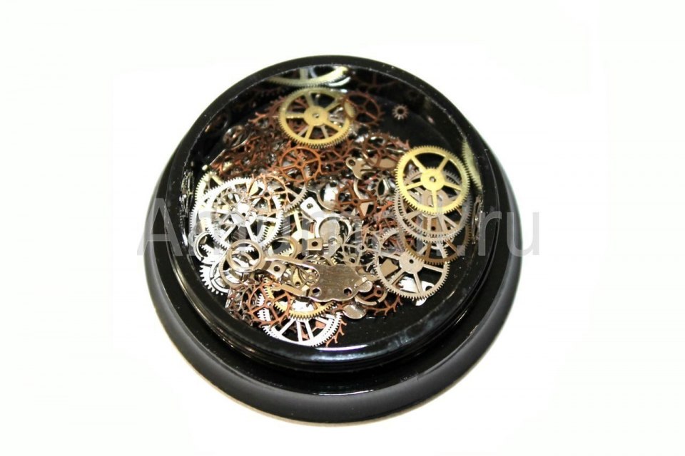 Дизайн для ногтей шестеренки Сима ленд