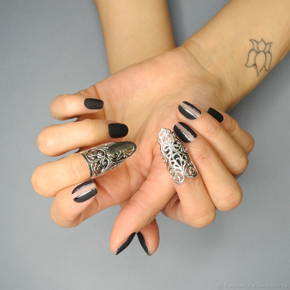 Украшения для ногтей кольца