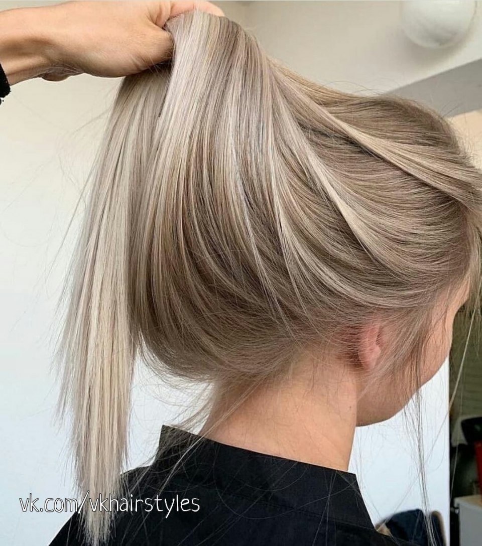 AIRTOUCH жемчужный блонд каре