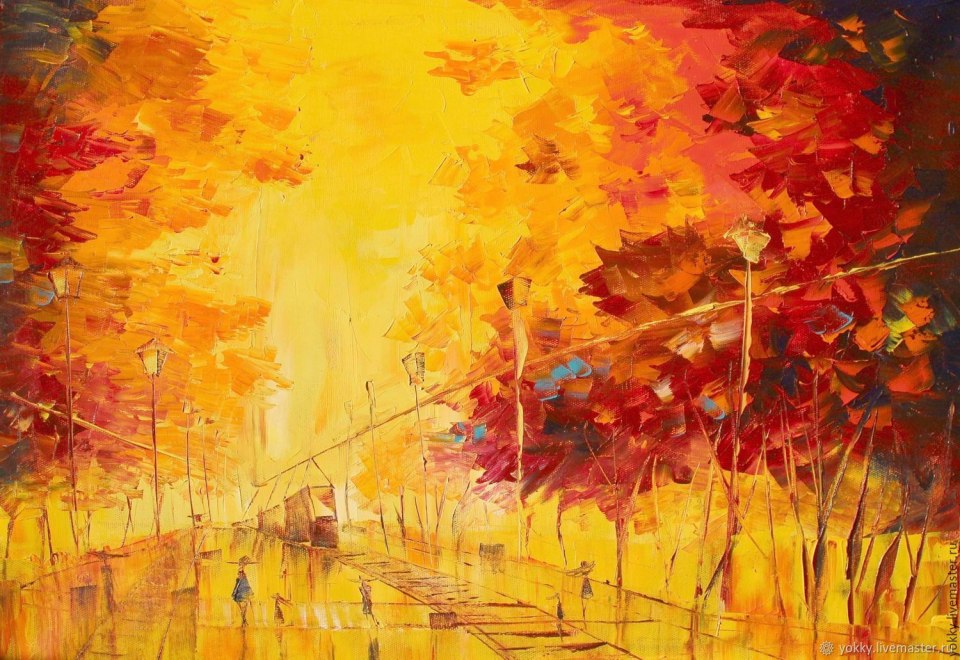 Осень в абстрактной живописи