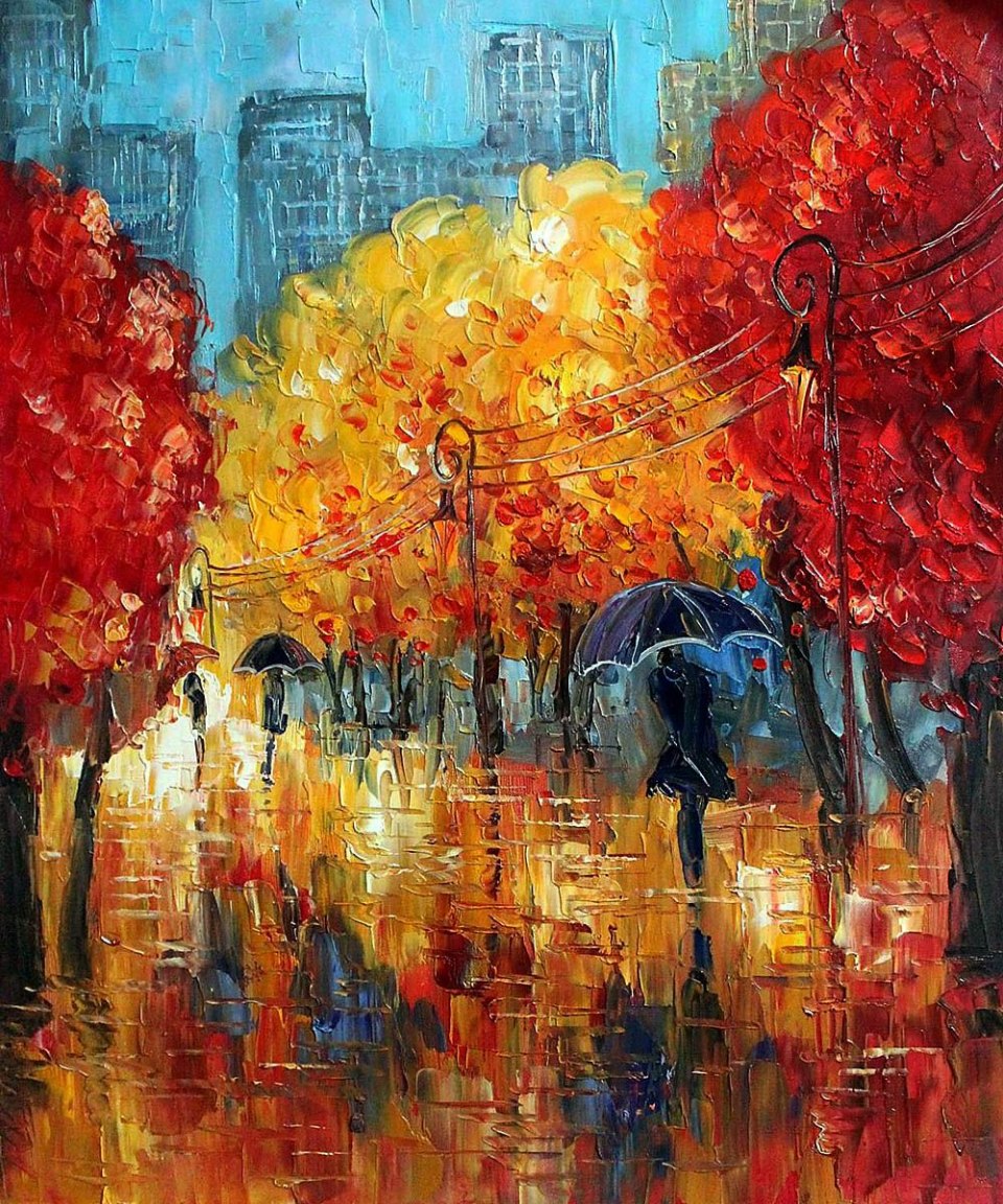 Абстракционизм осень