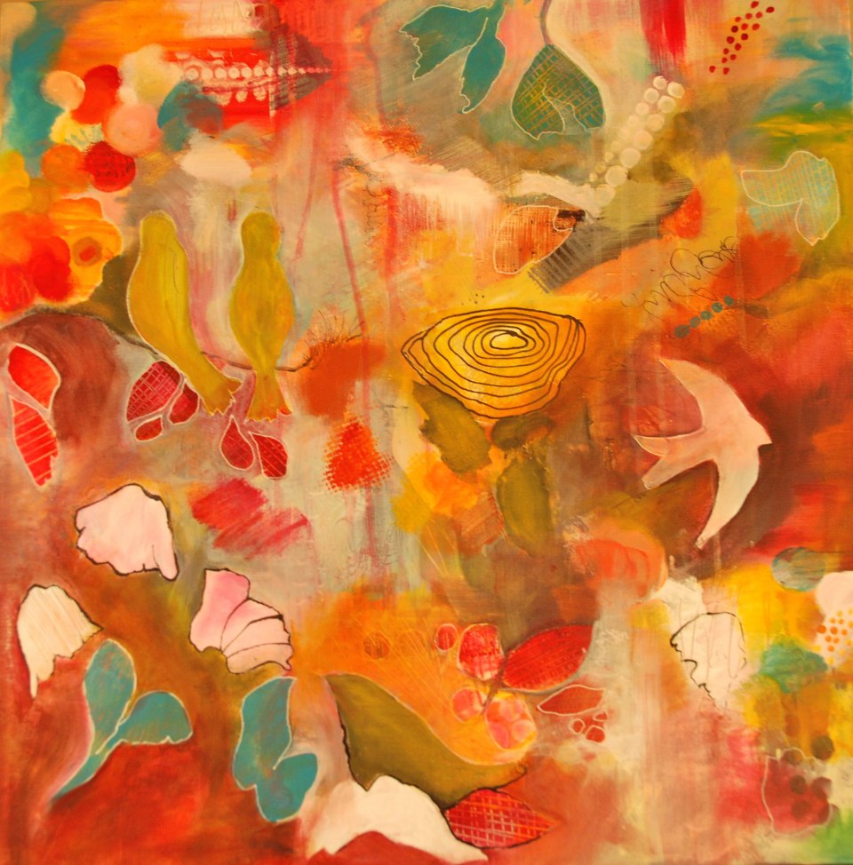 Краски осени абстракция