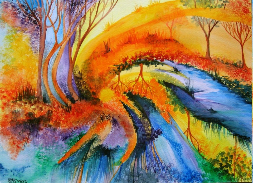 Абстрактный пейзаж