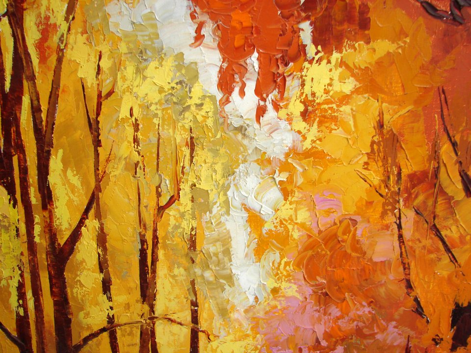 Абстрактная композиция на тему осень