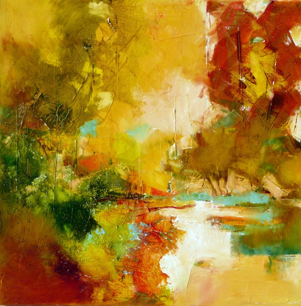 Абстракция в теплых тонах