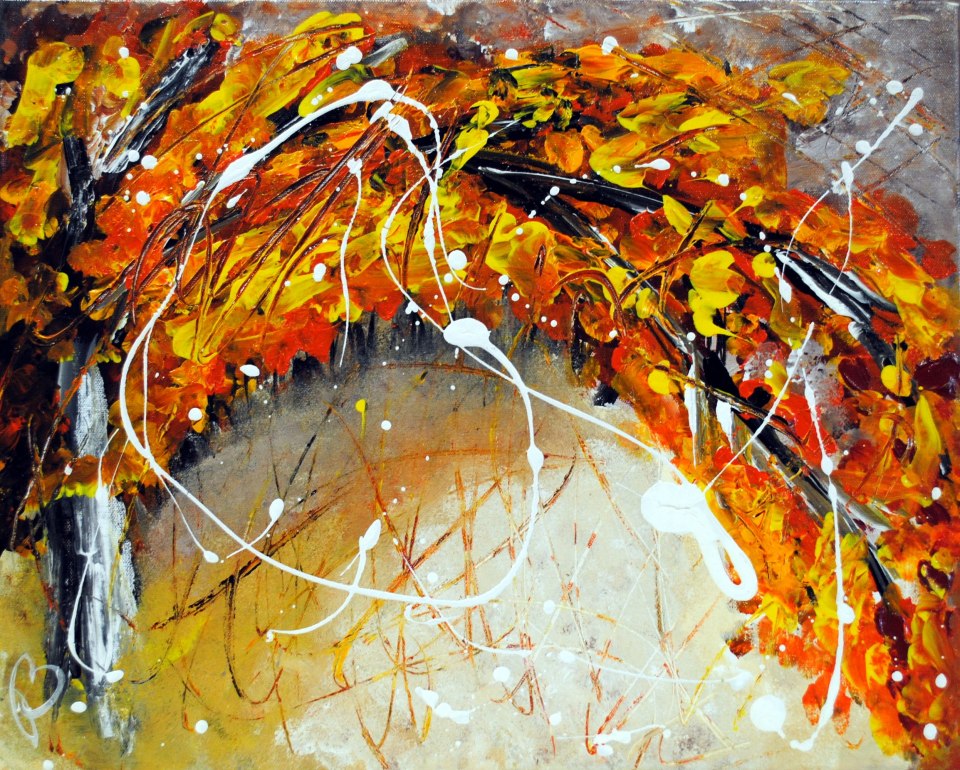 Осень в абстрактной живописи