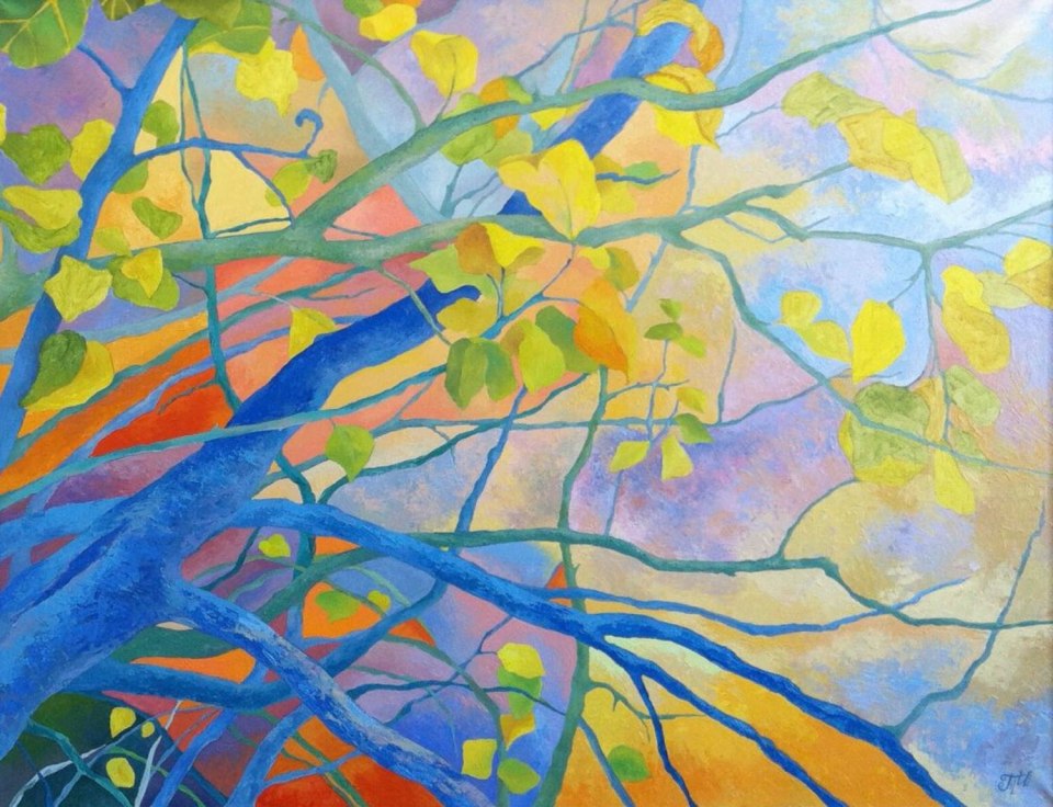 Абстрактная композиция на тему осень