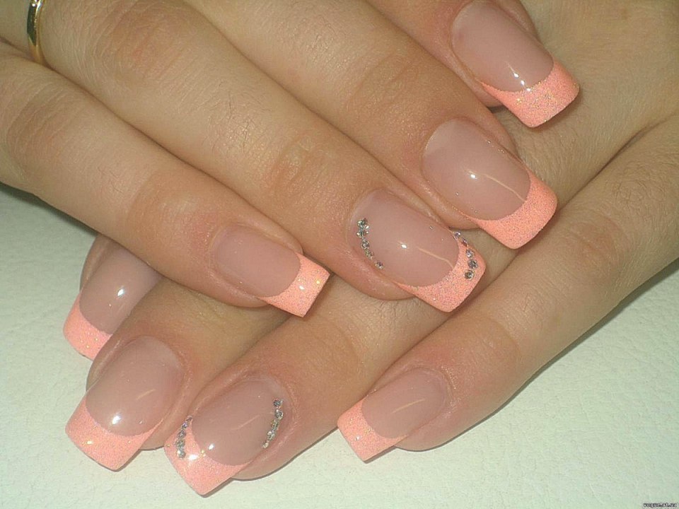 Нарощенные красивые гелевые ногти