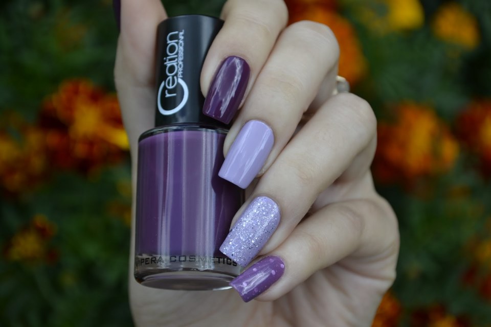 Лавандовый лак для ногтей