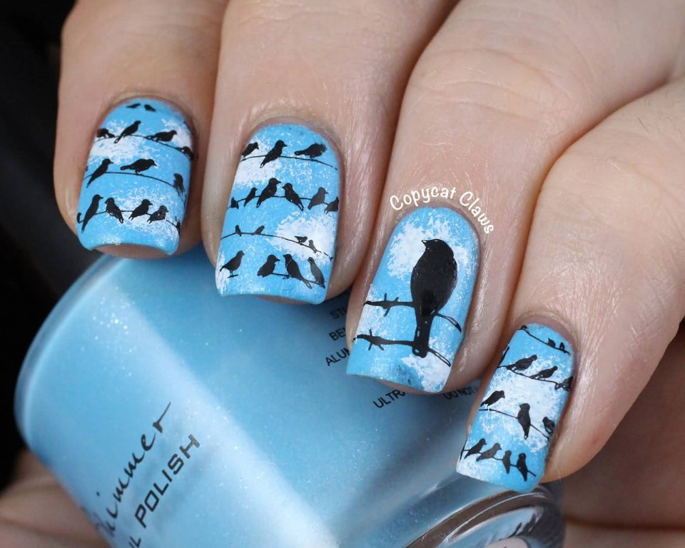 Маникюр с рисунком