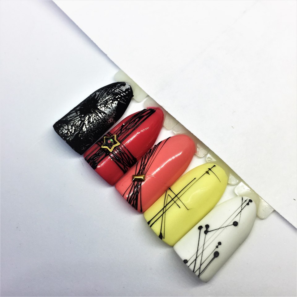 Гель паутинка идеи