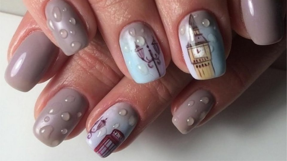 Нежный весенний маникюр