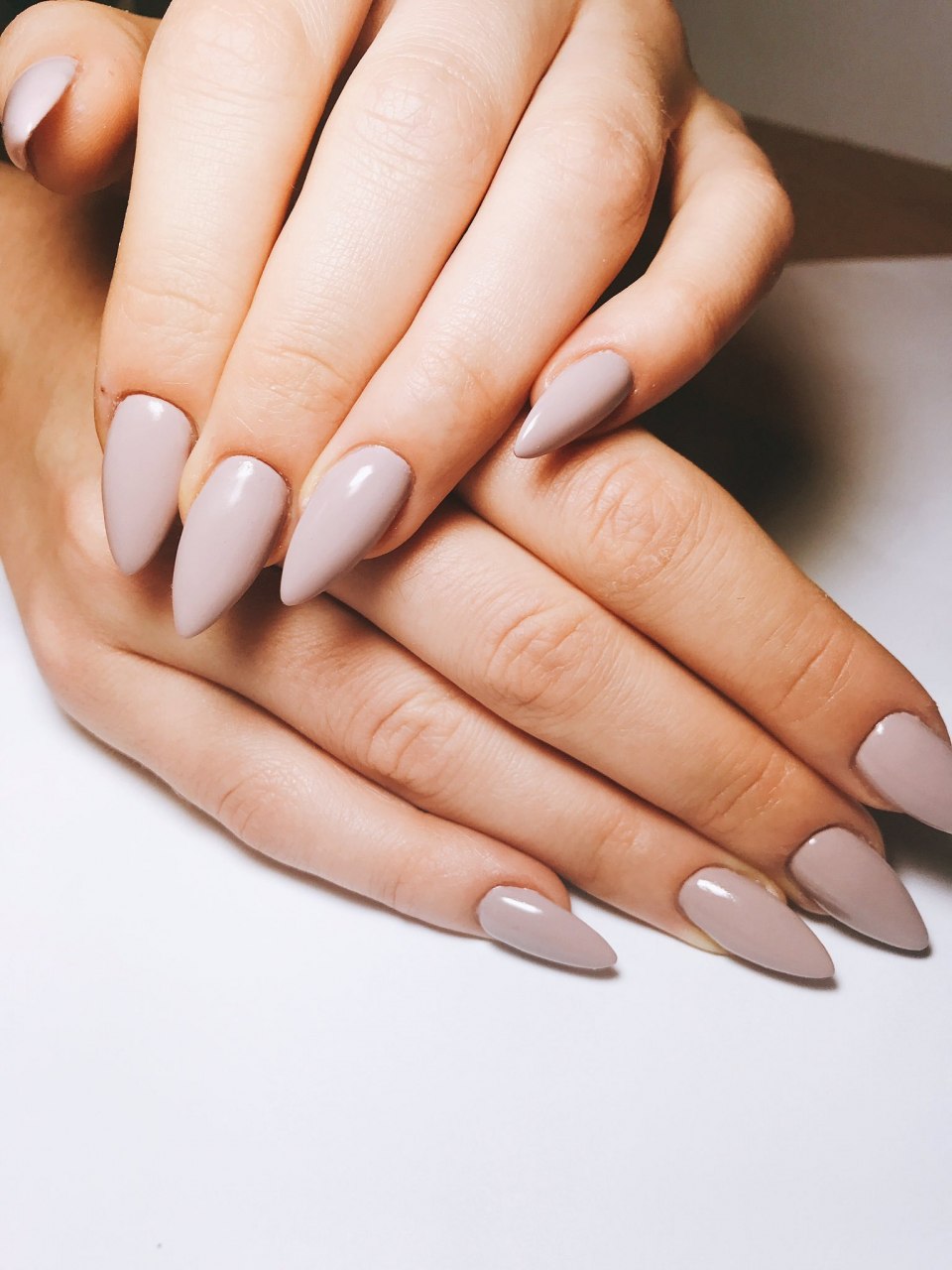 Треугольная форма ногтей