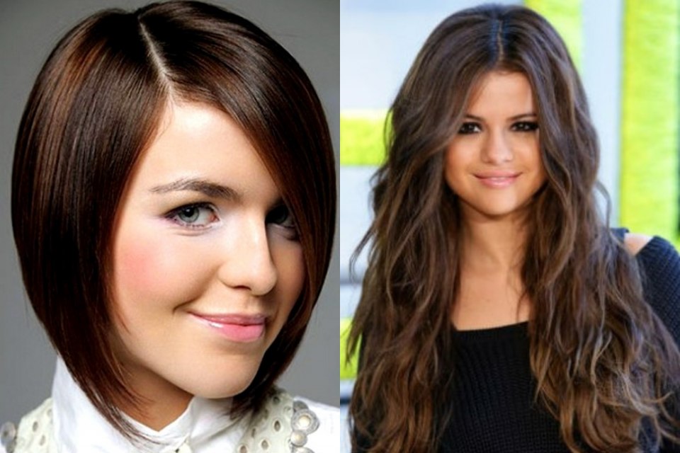 Стрижки каре удлиненное ромбовидное