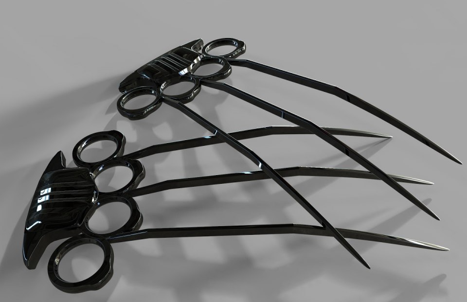 Кастет с когтями