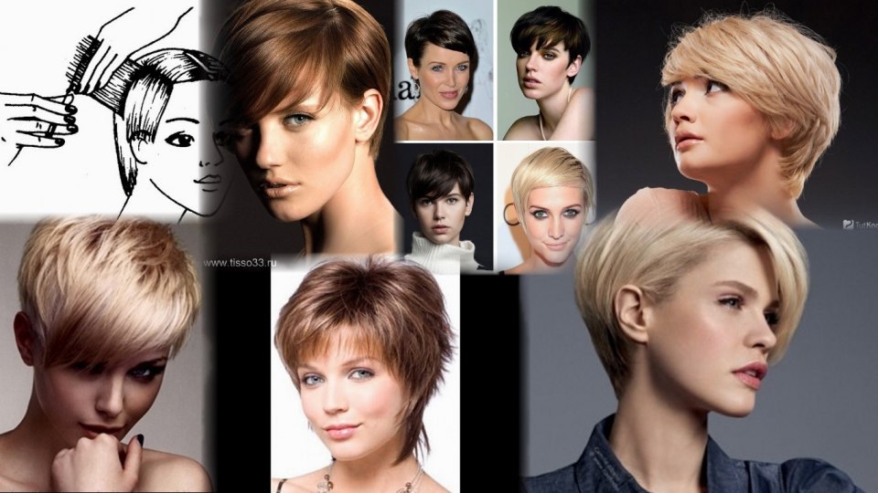 Классическая стрижка женская на короткие волосы