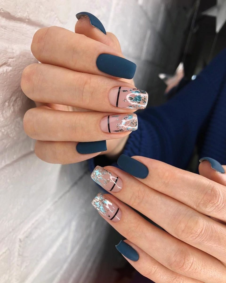 Дизайн ногтей квадрат