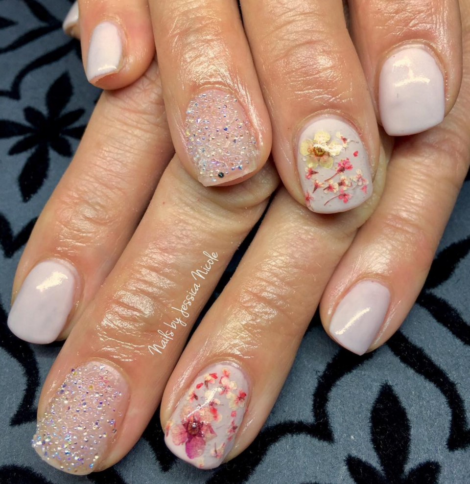 Френч с сухоцветами