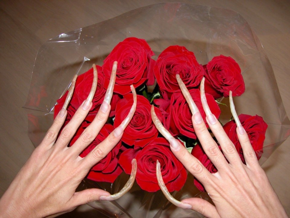 Елена Шиленкова длинные ногти