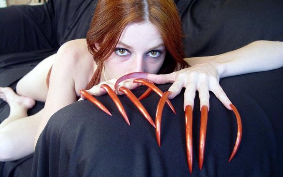 Педикюр длинные ногти на ногах