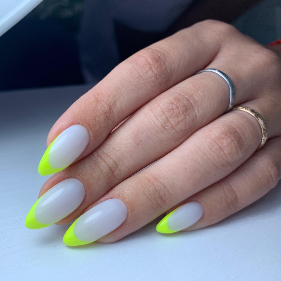 Выкладной френч акрилом