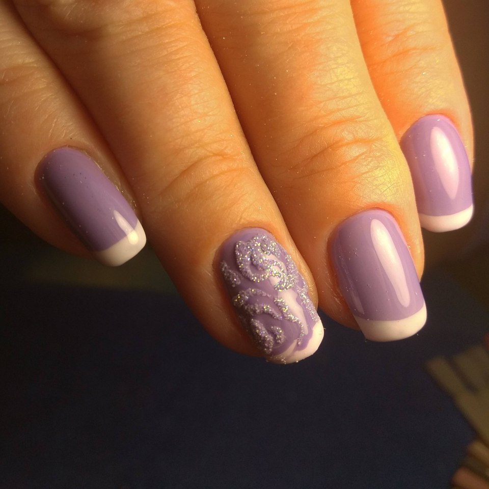 Красивый нежный маникюр