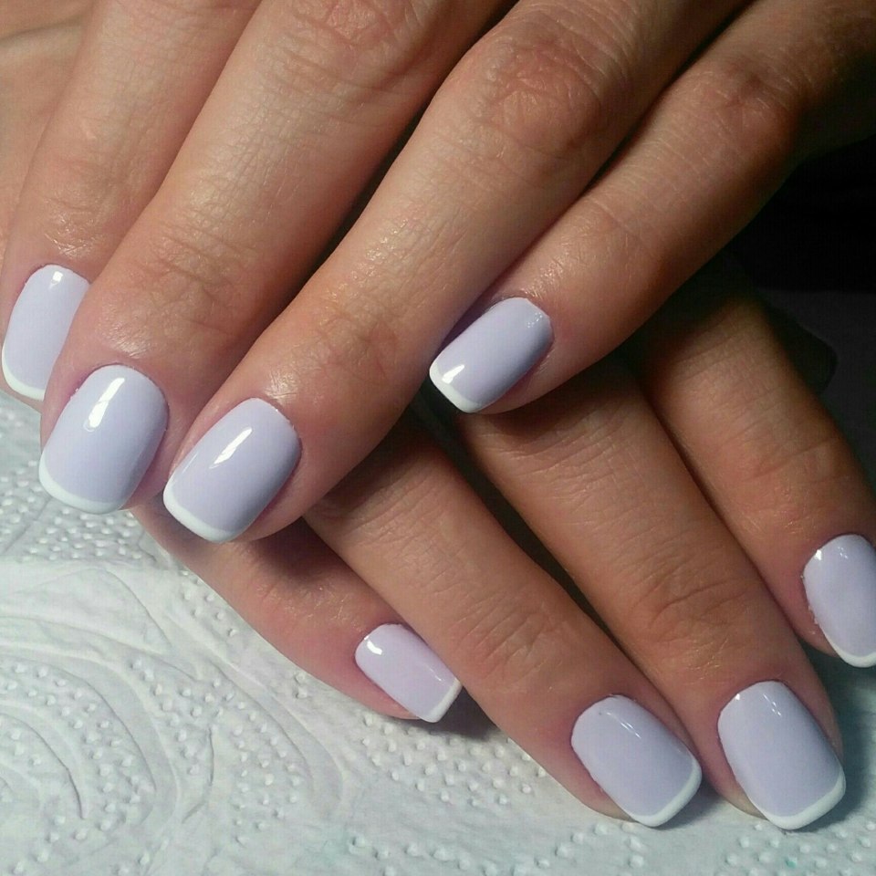 Сиреневый френч