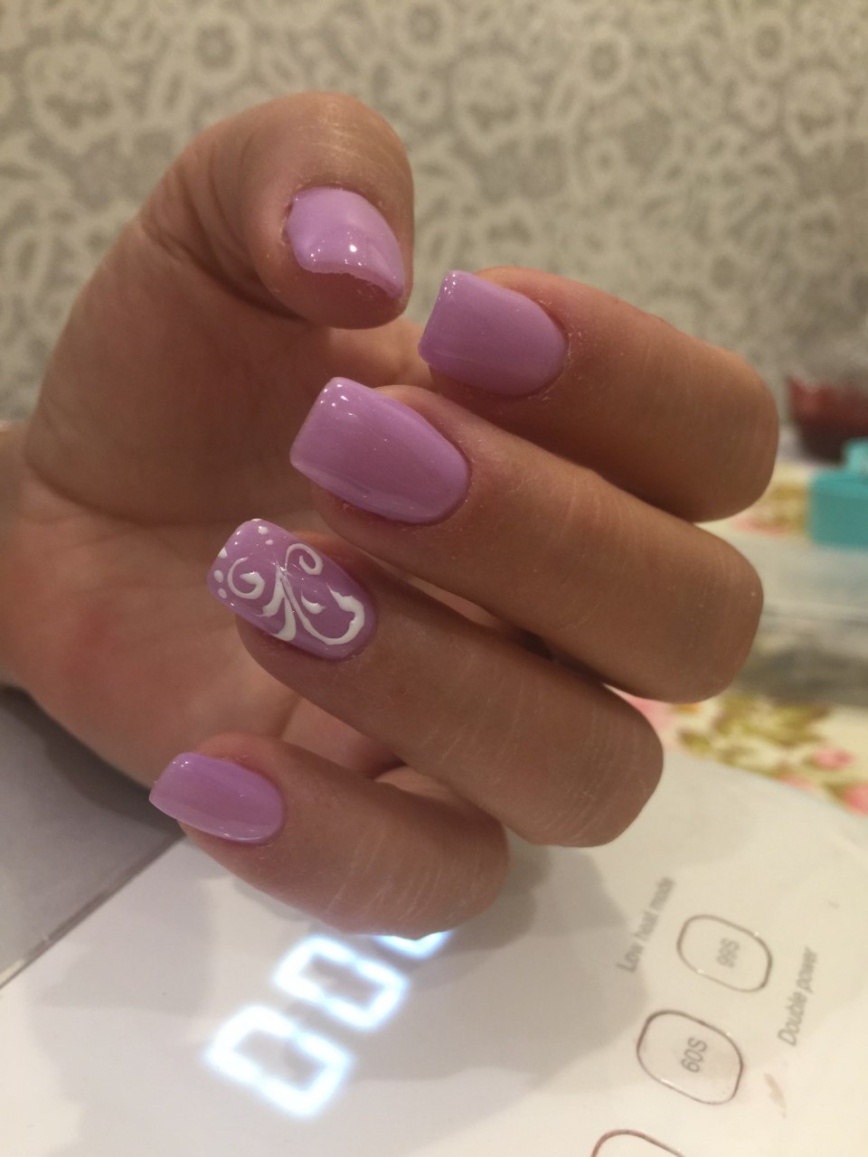 Маникюр на короткие ногти градиент