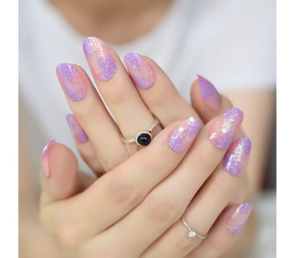 Фиолетовый френч