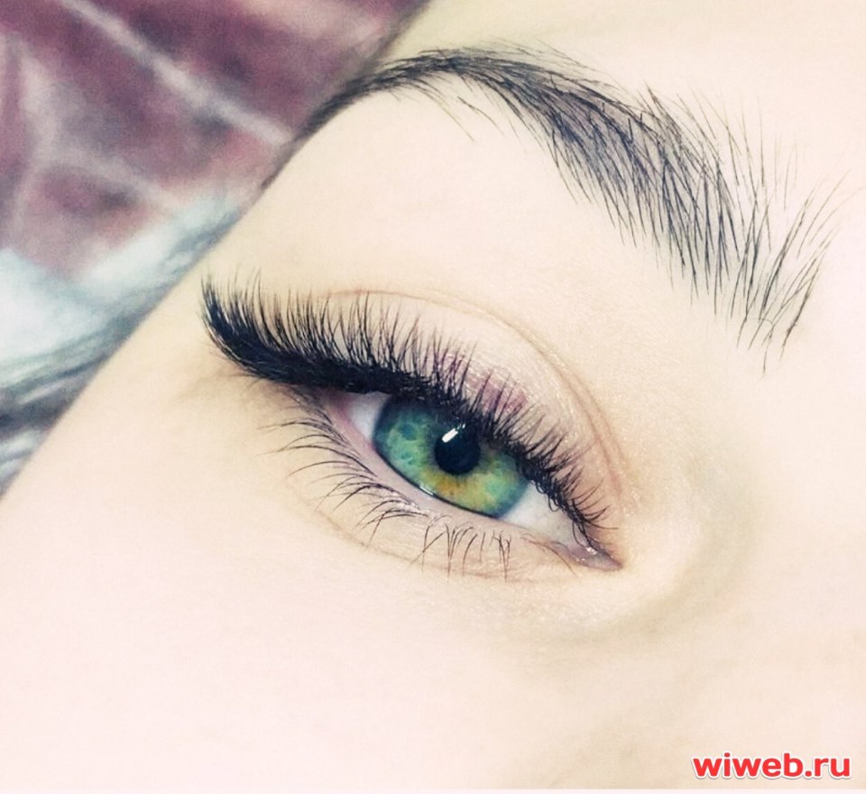 Наращивание ресниц Лисий эффект 1.5 l