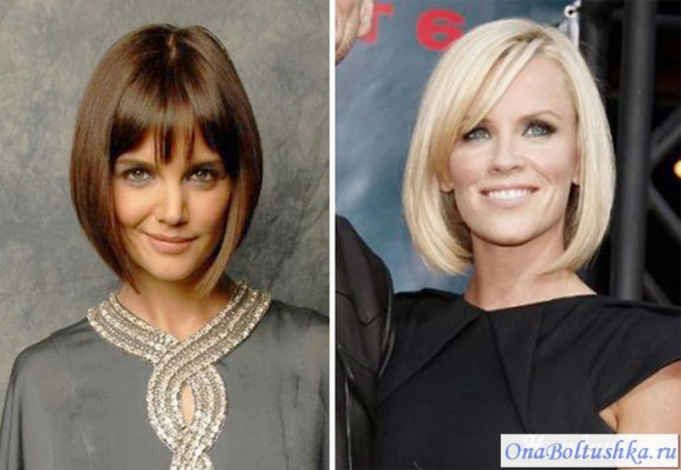 Стрижки для худого лица