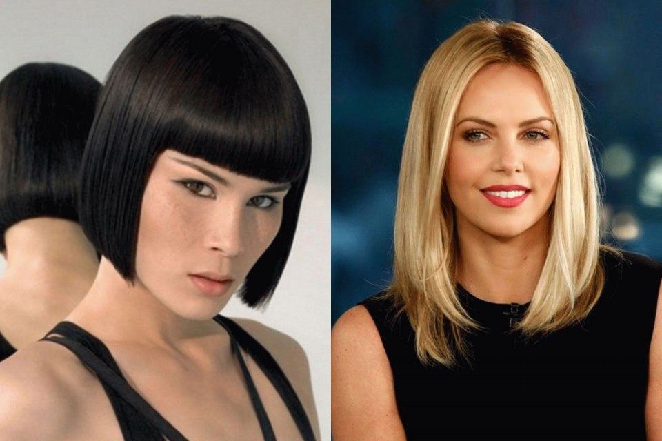 Прямое каре с филированной челкой