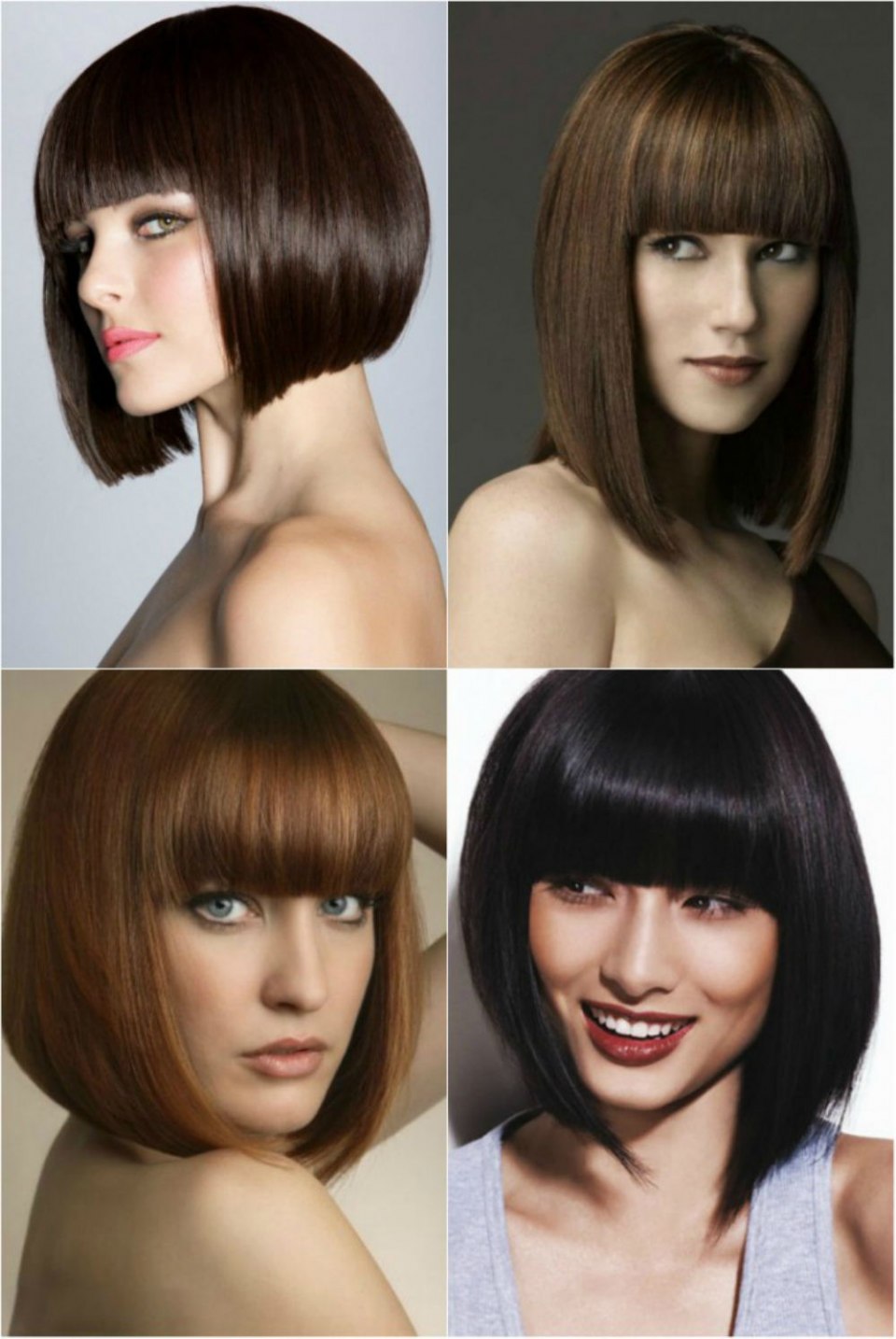 Стрижки на вытянутой лицо