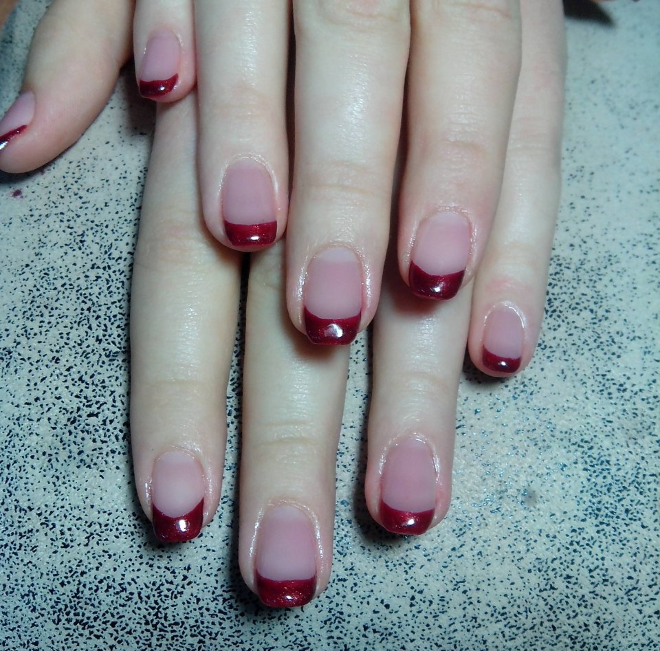 Бордовый френч