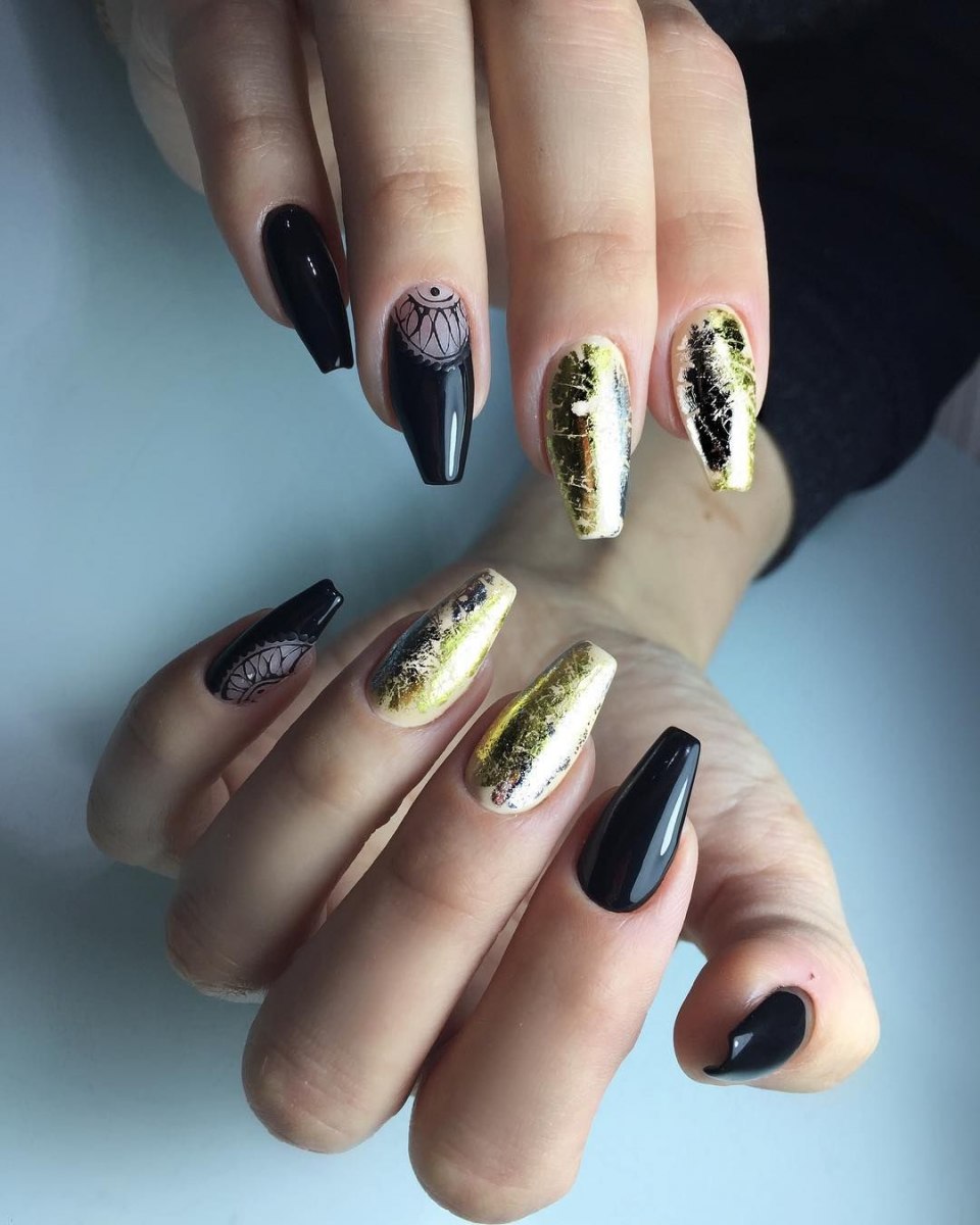 Ногти балерина