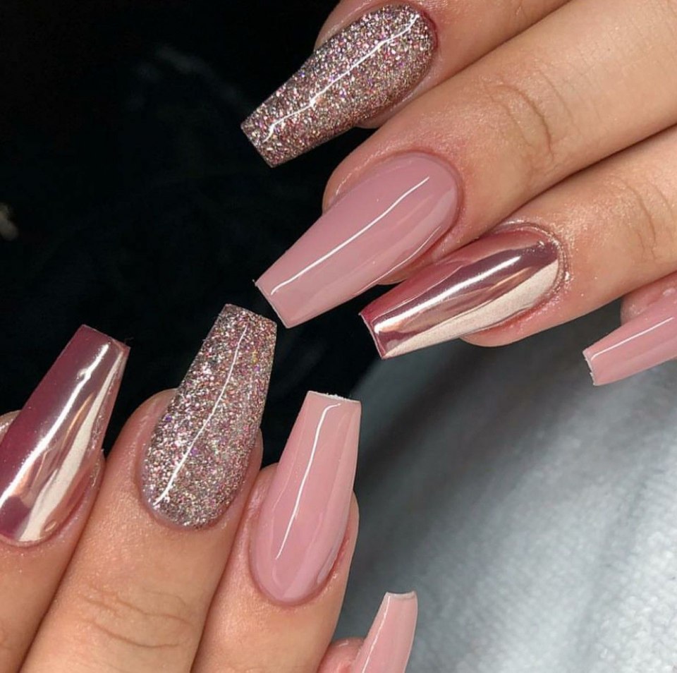 Маникюр балерина