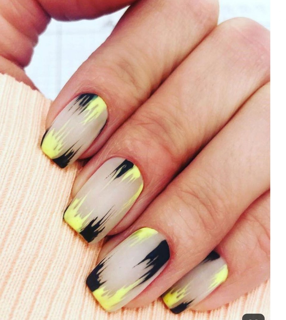 Маникюр несколько цветов