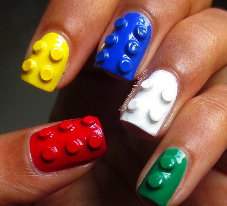 Милые рисунки на ногтях