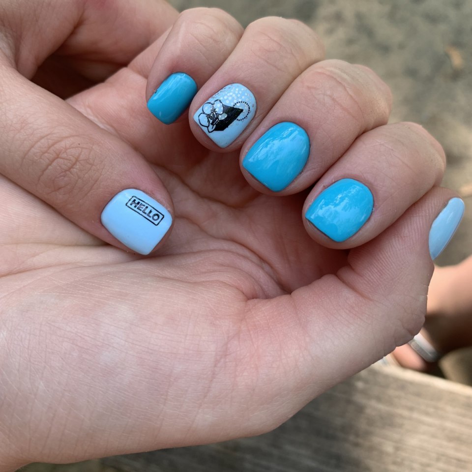 Дерзкий маникюр для детей