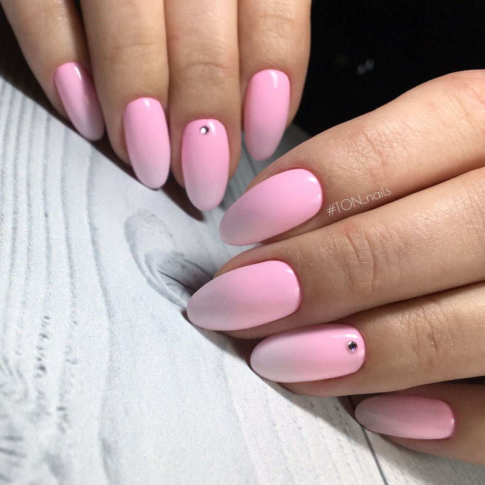 Френч омбре на ногтях