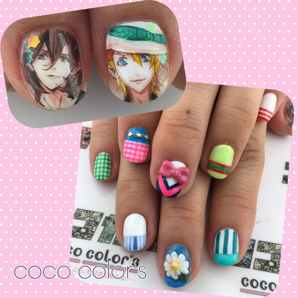 Маникюр по аниме