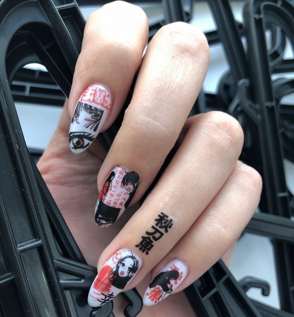 Маникюр в японском стиле