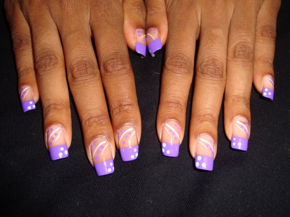 Шеллак фиолетовый френч