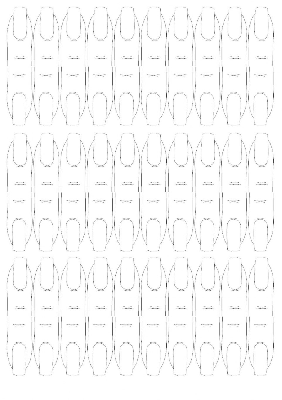 Трафарет для ногтей