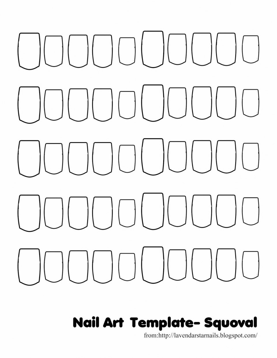 Макеты ногтей для рисования