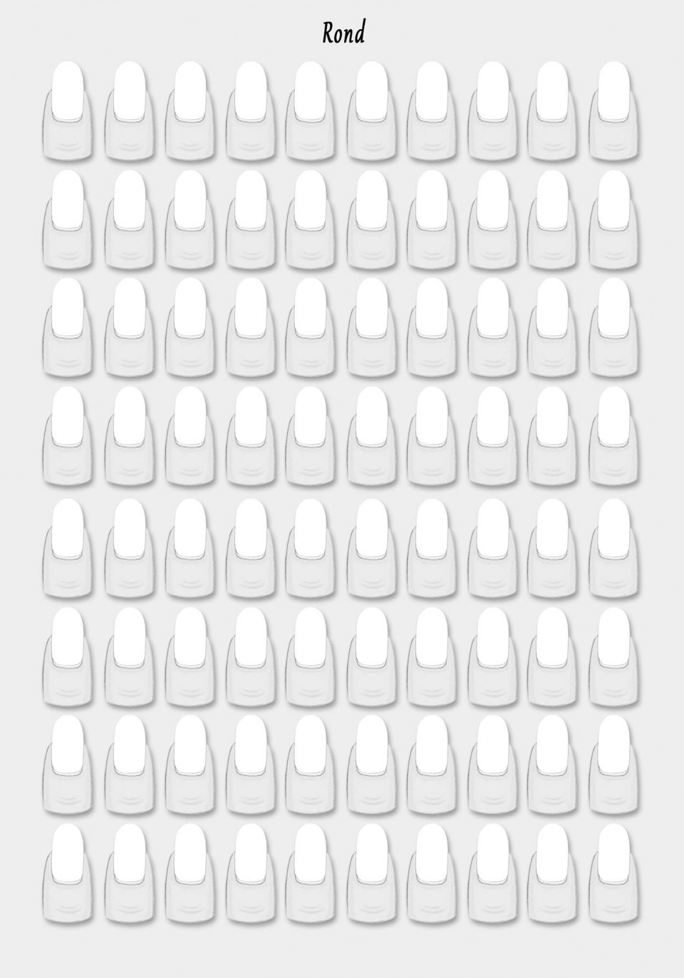 Ногти для раскрашивания длинные типсы