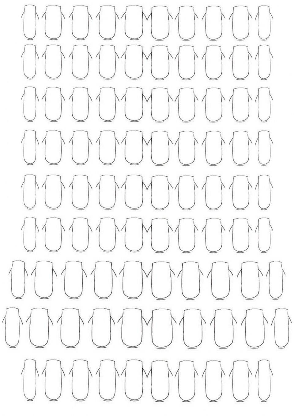 Распечатка ногтей для рисования