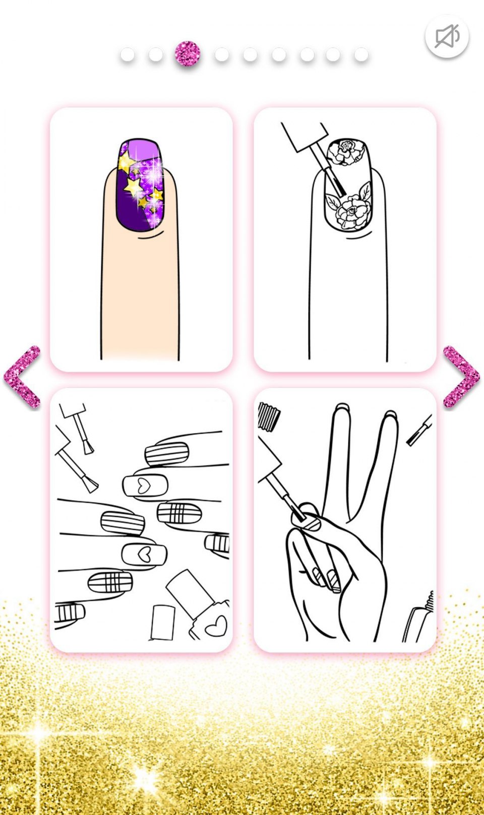 Раскраски накрась ногти