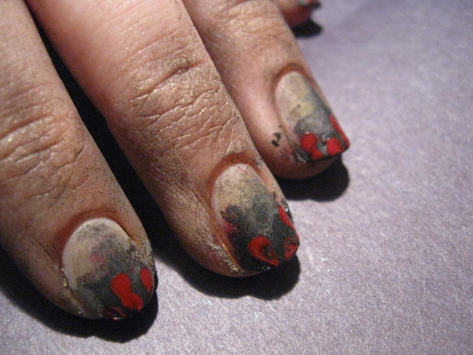 Необычные ногти на ногах