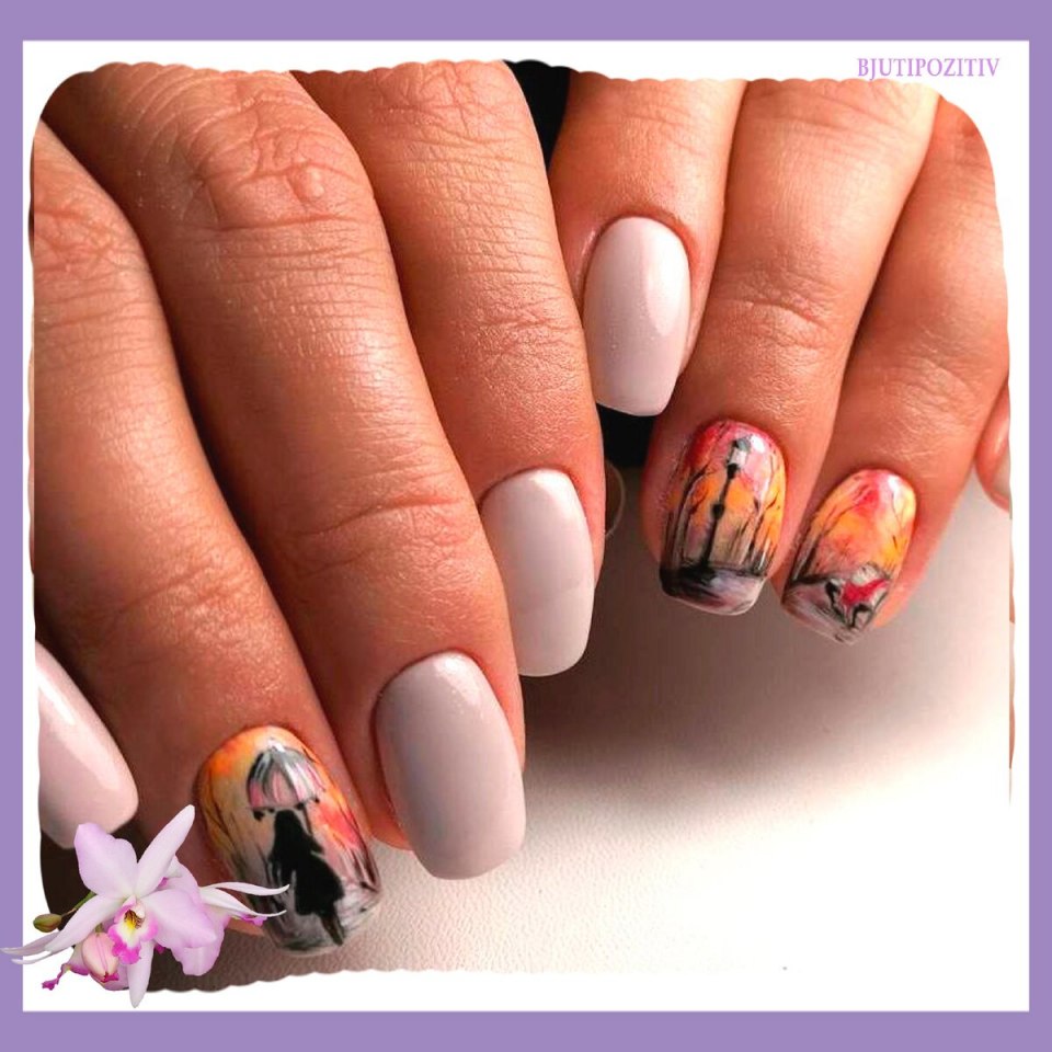 Ногти осень